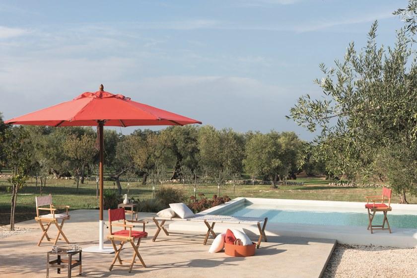 Unopiù Круглый зонт из массива дерева и акриловой ткани Lipari sun-id-1413621 - Вид №1