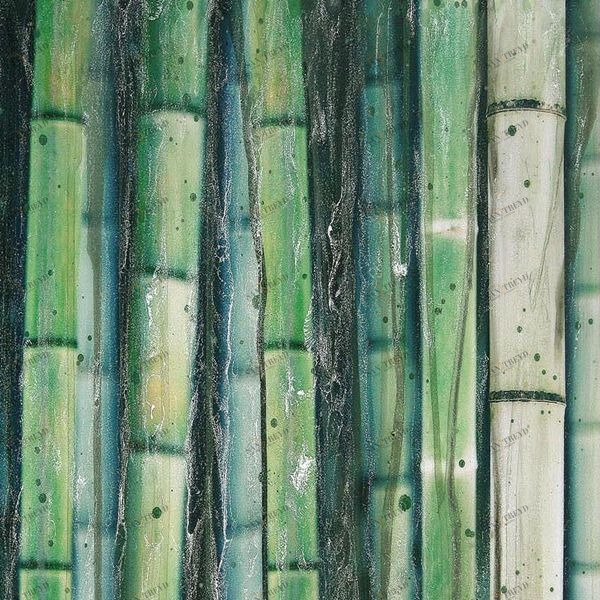 Арт-панель на холсте Alex Turco Organic Bamboo Jangle In Green BAMBOOJANGLEINGREEN