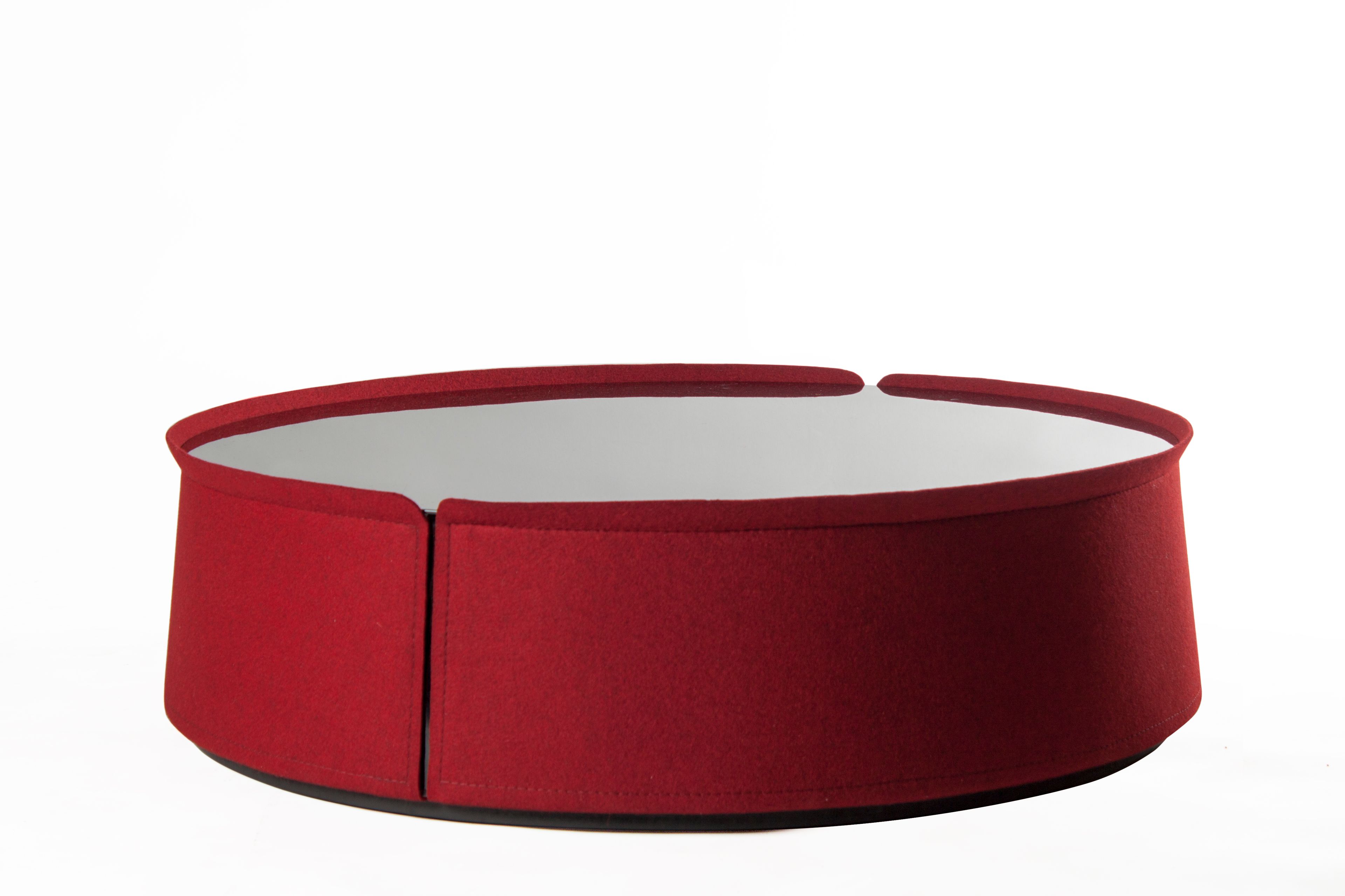 Круглый стеклянный журнальный столик для гостиной ROCHE BOBOIS Les Contemporains ARCH-00147507 - Вид №1