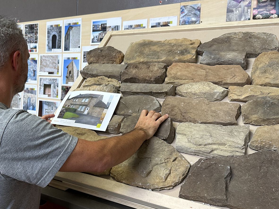 Искусственный каменный элемент для фасада GEOPIETRA® каменная кладка по запросу ARCH-00088817