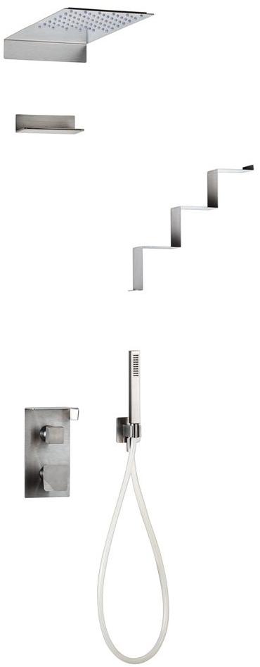tender rain Настенный каскадный излив из нержавеющей стали Estante 79 4200 0 - Вид №1