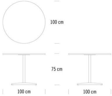 Thonet Круглый стол из бука  1818  - Вид №3