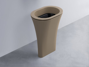 AMLA65-AN+AMPILO-N+AMCOLO-AN Раковина Amedeo Ovale отдельностоящая cielo Enjoy + Amedeo