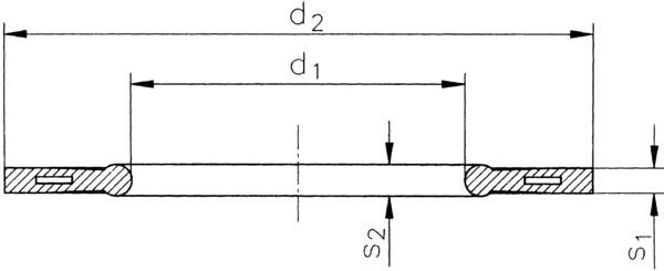 SANIT 470914010 Прокладка, SDR 11, EPDM, со стальной вставкой  - Вид №1