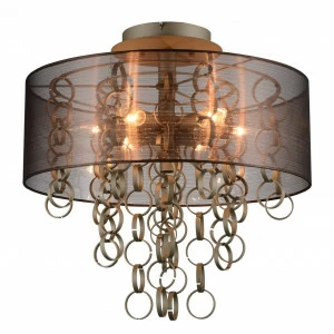 Потолочная люстра ST Luce SL942.802.07 ST LUCE ДИЗАЙНЕРСКИЕ, ДВУХЪЯРУСНЫЕ 058958 Коричневый