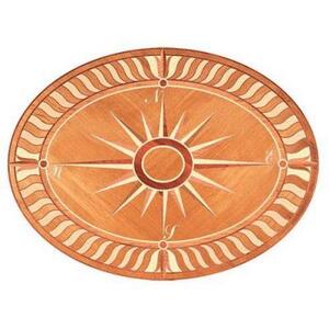 Художественный паркет Da Vinci Розетка 26-180 Дуб Селект (Гладкая) х1000диаметр мм.