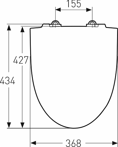 9157101001 Крышка сиденье для унитаза IDO Glow - Вид №6