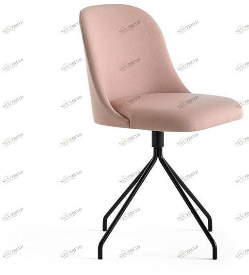 Viccarbe Вращающееся кресло из ткани Aleta sun-id-1501309