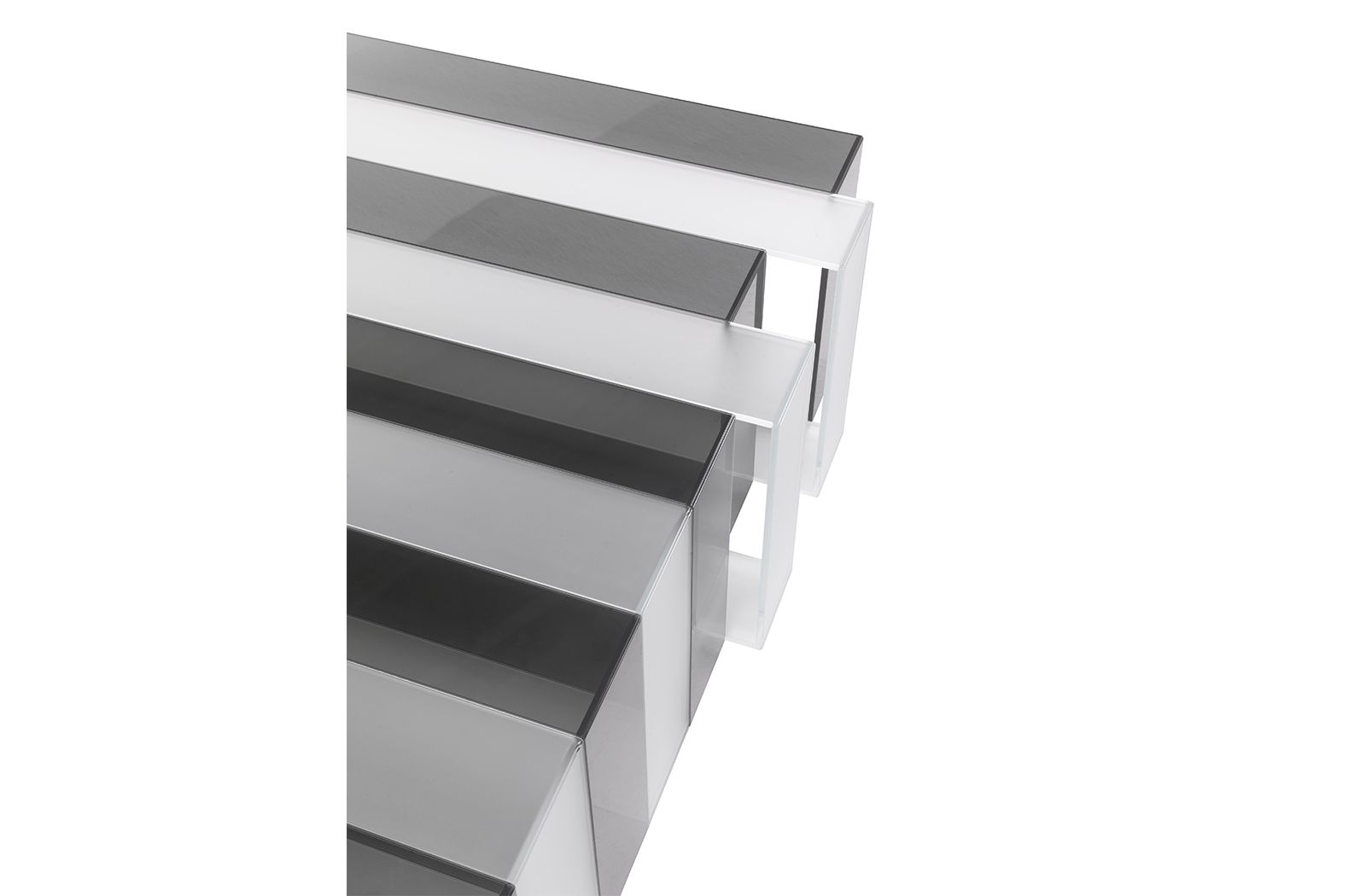 Прямоугольный стеклянный журнальный столик Gianfranco Ferré Home Jenga ARCH-00133453 - Вид №3