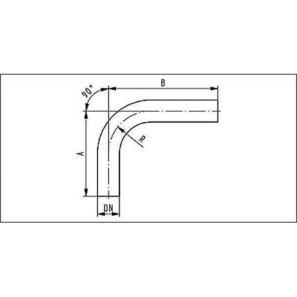 12400354 SANHA 24003 SANHA-Therm отвод 90° НПр-НПр 54 мм  - Вид №1
