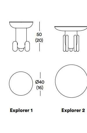 Круглый журнальный столик из стекловолокна BD Barcelona Explorer ARCH-00145484 - Вид №10
