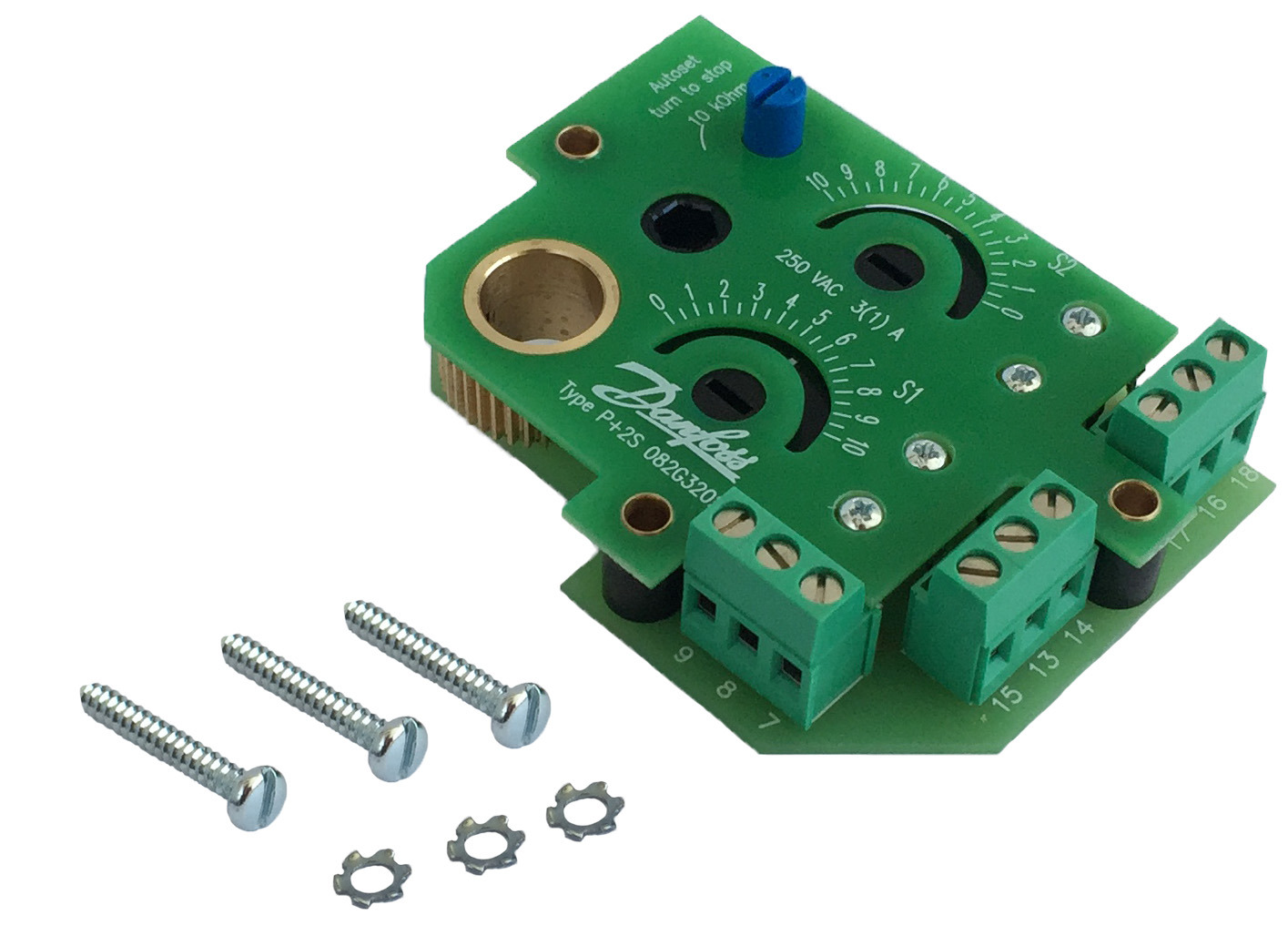 Danfoss Модули для электроприводов 2 конц. выкл+ 10 ком потенциометр 082G3202 