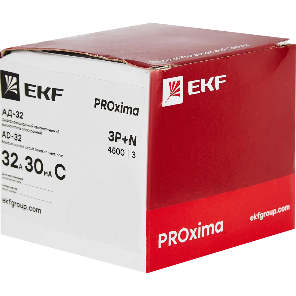 Дифференциальный автомат EKF АД-32 3P N C32 А 30 мА 4.5 кА АС STLM-2093807 - Вид №4