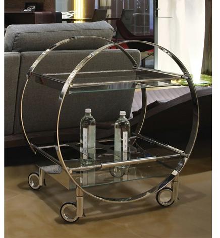 Reflex Барная тележка из стали и стекла sun-id-1354502 - Вид №1