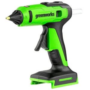 91898405 Пистолет клеевой аккумуляторный Greenworks G24GLG, 24 В Li-Ion без АКб и ЗУ, для стержней 11 мм STLM-1548169