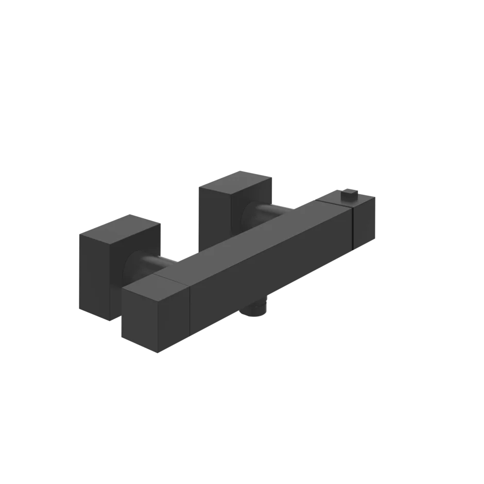 Смеситель для душа 19431 299 Gessi Rettangolo k МАТОВО-ЧЕРНЫЙ 19431299