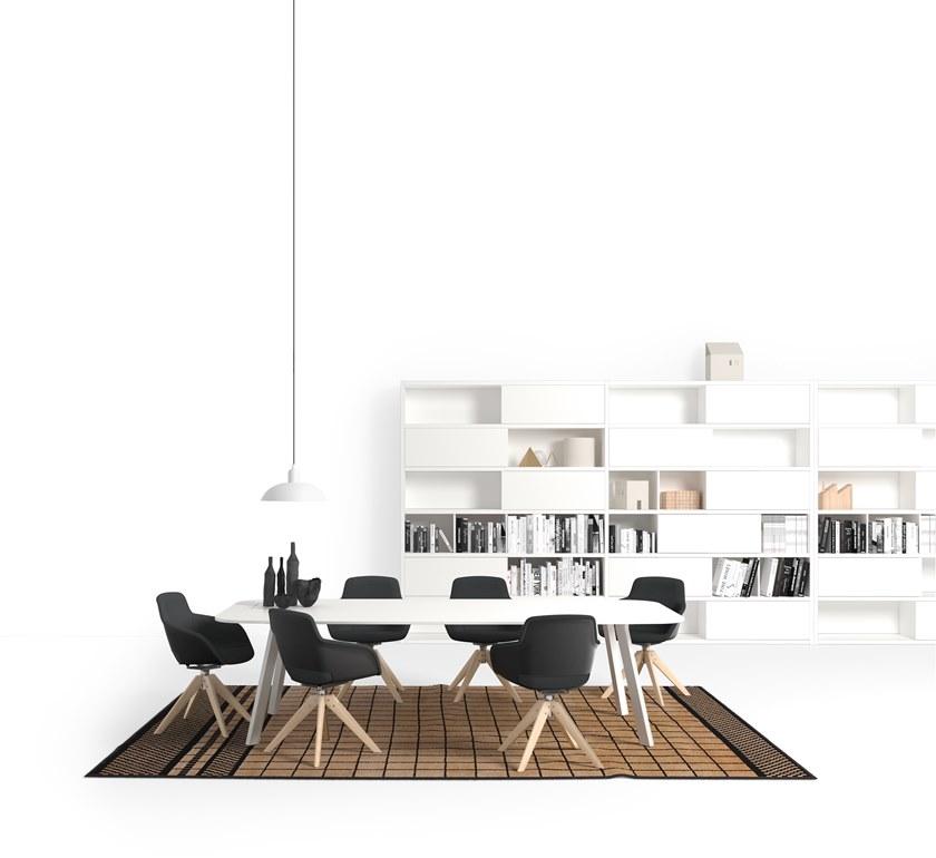 Sinetica Стол для переговоров из дерева с системой управления кабелями Stay sun-id-1448077 - Вид №2