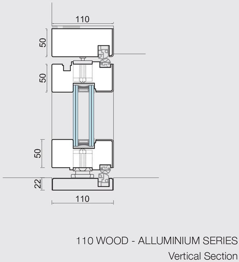 CARMINATI SERRAMENTI Деревянная поворотная дверь Skyline system sun-id-1398245 - Вид №14