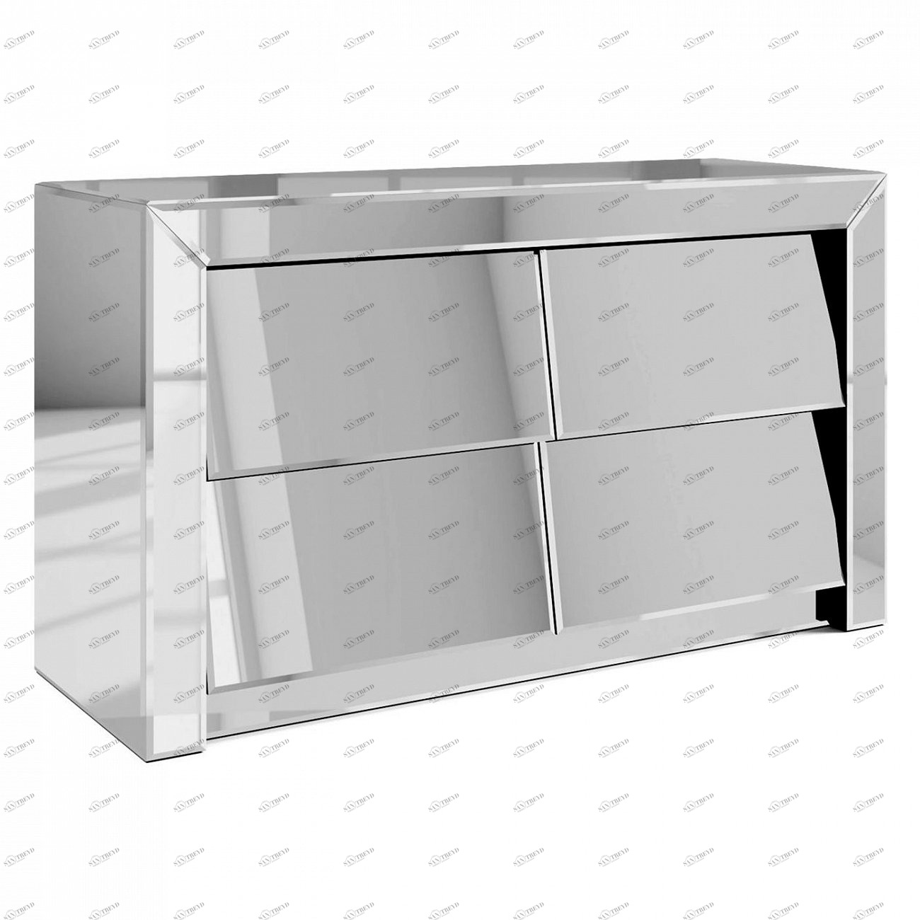 Комод зеркальный "Лэвэл" GRAUM ДИЗАЙНЕРСКИЕ 304018 Зеркальный 