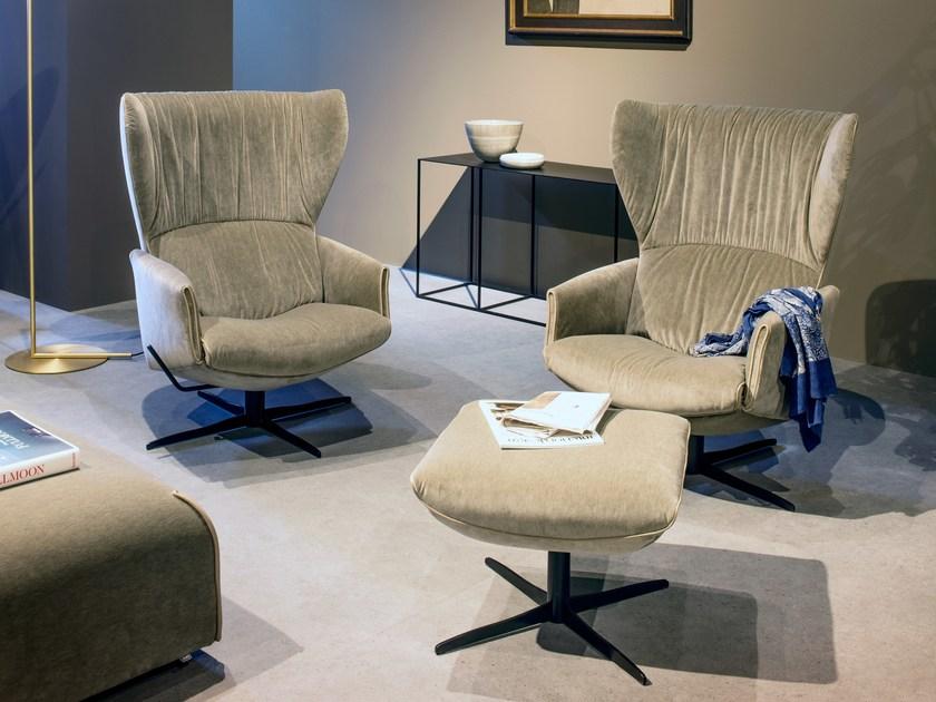 JORI Кресло поворотное на 4-х спицах с подлокотниками Rapsody lounge sun-id-1474028 - Вид №2