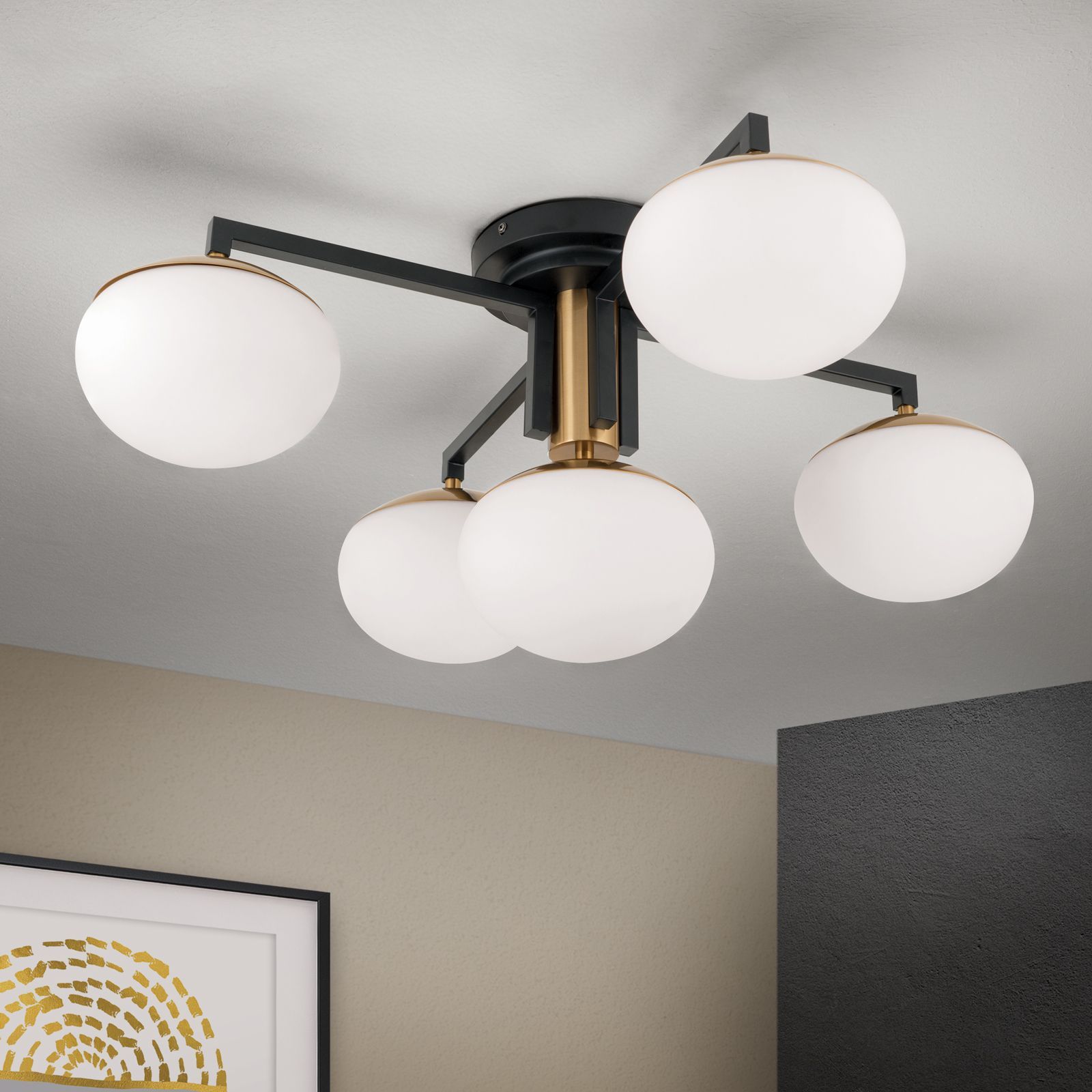 Потолочный светильник из опалового стекла Orion Josephine ARCH-00073659 - Вид №4