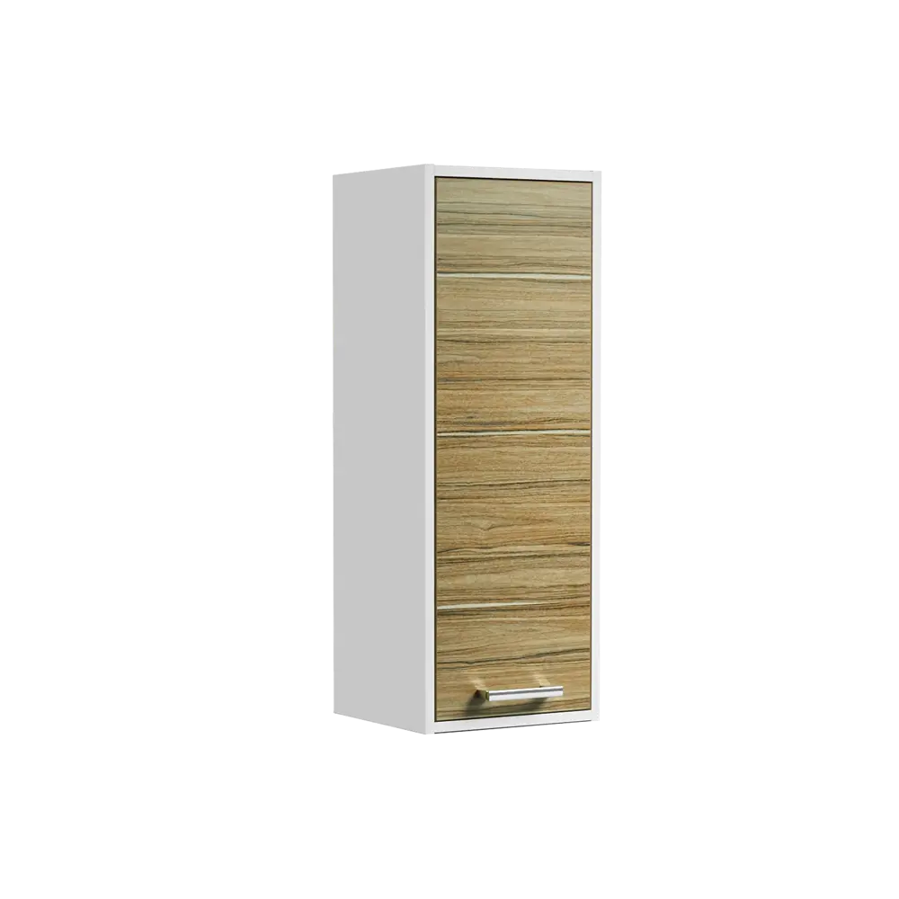 Пенал Aquaton Мерида 33 см цвет белый эбони светлый STLM-2108987 - Вид №1