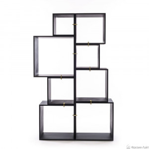 Seletti ASSEMBLAGE.888 14910 модульный книжный шкаф (8секций+8хомутов) книжный шкаф