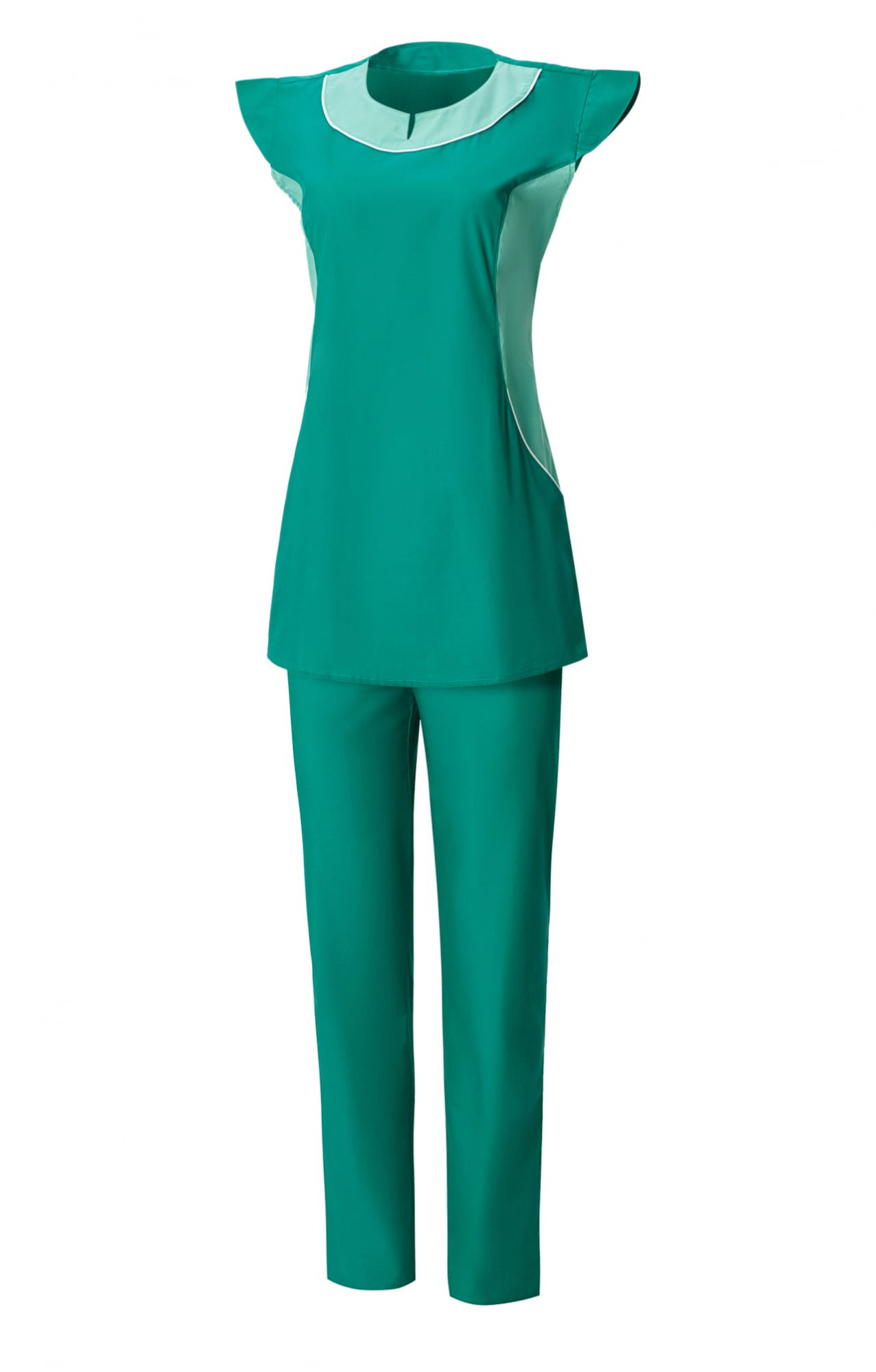 69296 Костюм "Лига" цвет зеленый с салатовым  Медицинская одежда  размер 66 Спецодежда 