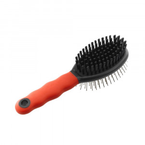 Т0024402 Щетка GRO 5928 двухсторон. массаж/щетина большая FERPLAST