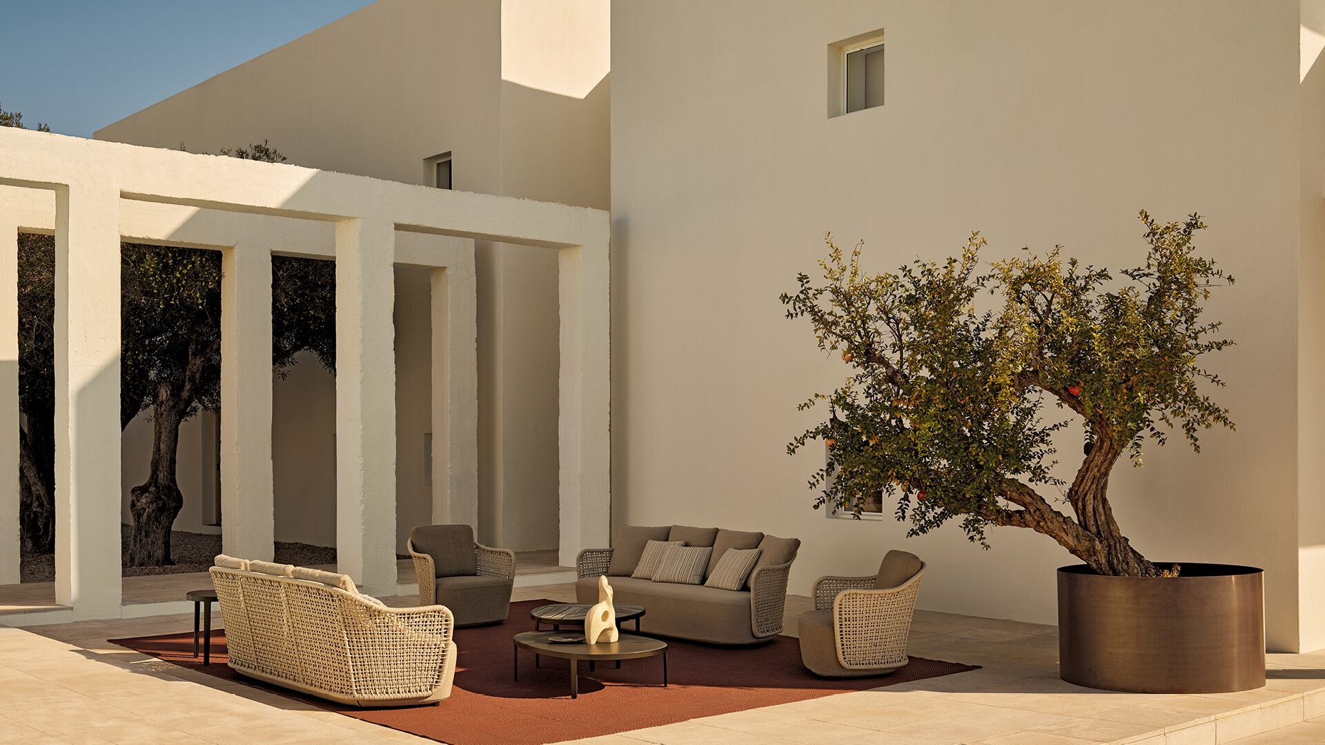 Ткань сад диван Poliform Mad Out ARCH-00100754