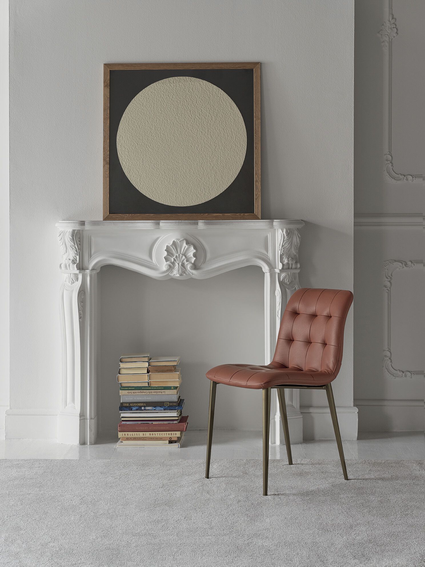 Кожаный стул capitonné Bontempi Casa Kuga ARCH-00055617 - Вид №1