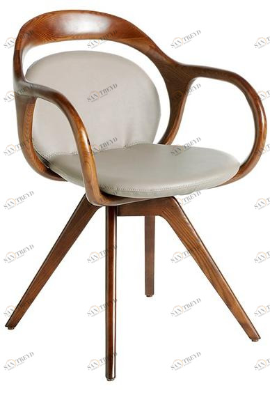 Angel Cerdá Деревянный стул с подлокотниками New chair 4060 lc17103 Angel Cerda