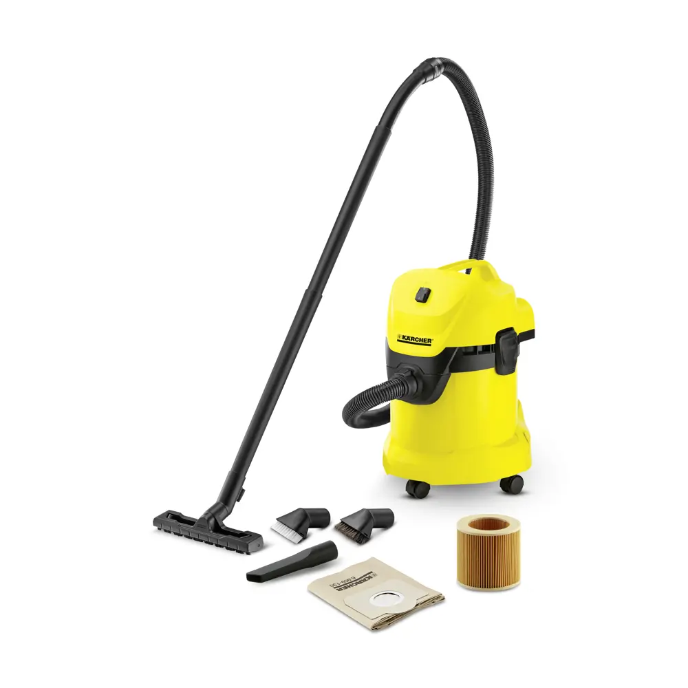 Пылесос Karcher WD 3 Suction Brush, 1000 Вт, 17 л 82522397 STLM-2143487 