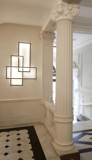 Cinier Светодиодный настенный светильник отраженного света из стали Cinier lt - luminaires led Cinier-trio-lt - Вид №2