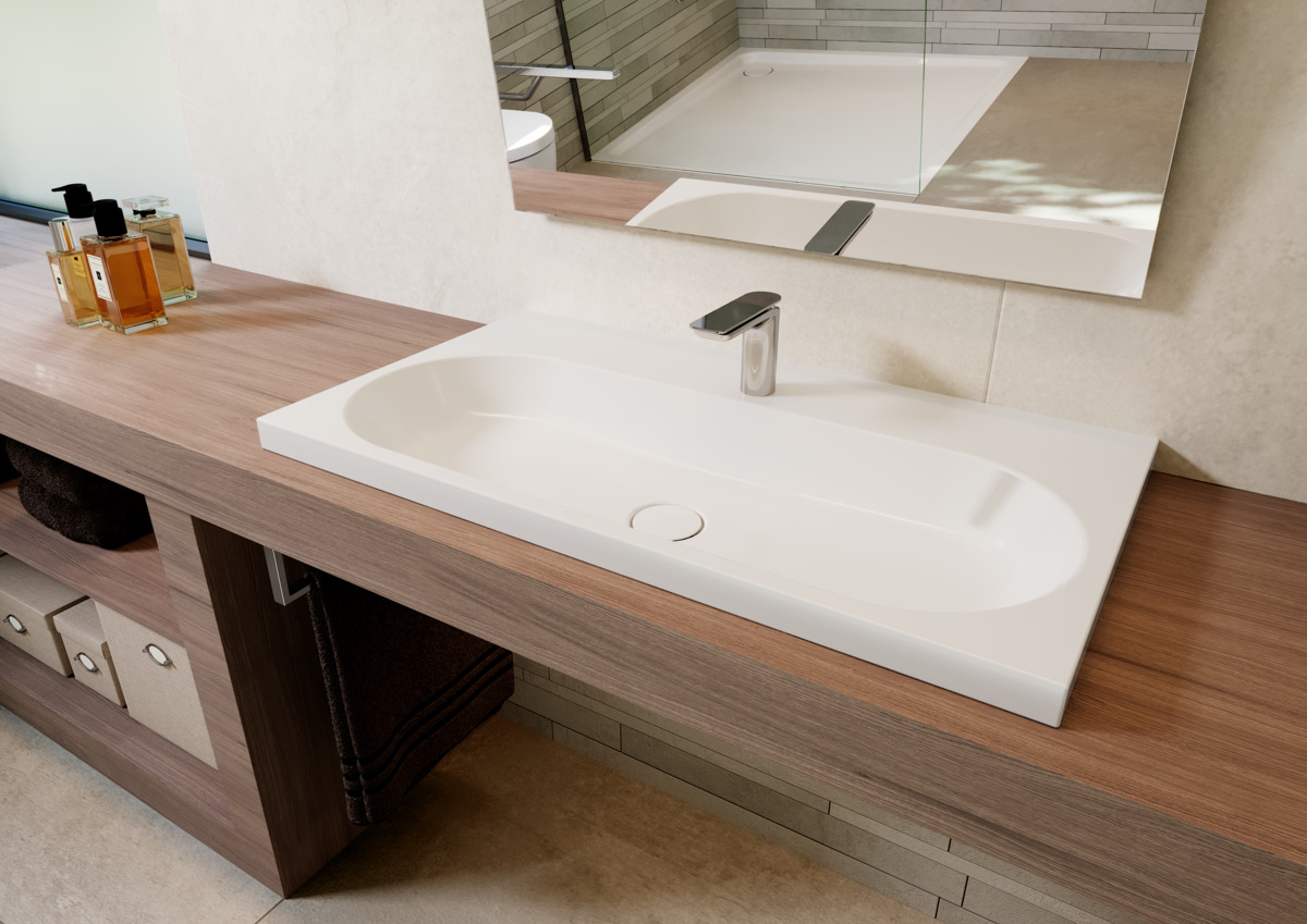 Умывальник KALDEWEI Сталь эмалированная 3055 453 холодный серый 30 30553083453  - Вид №6