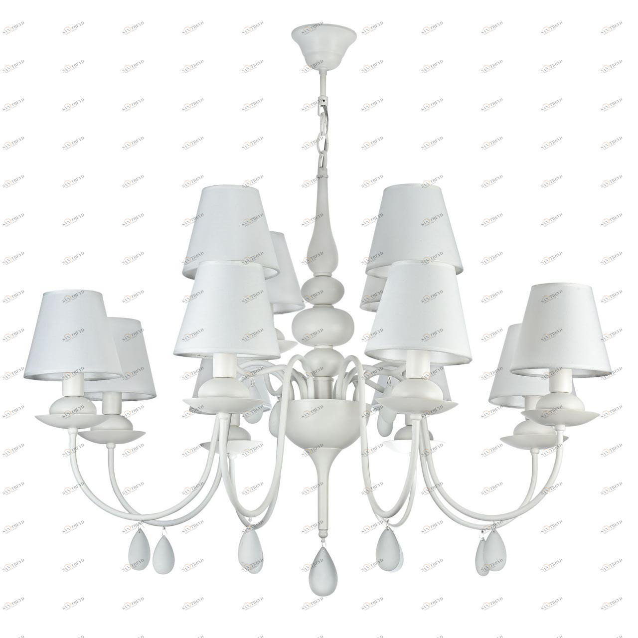 Подвесная люстра Freya Eliza FR5756-PL-12-W FREYA ДИЗАЙНЕРСКИЕ, ELIZA 186869 Белый 