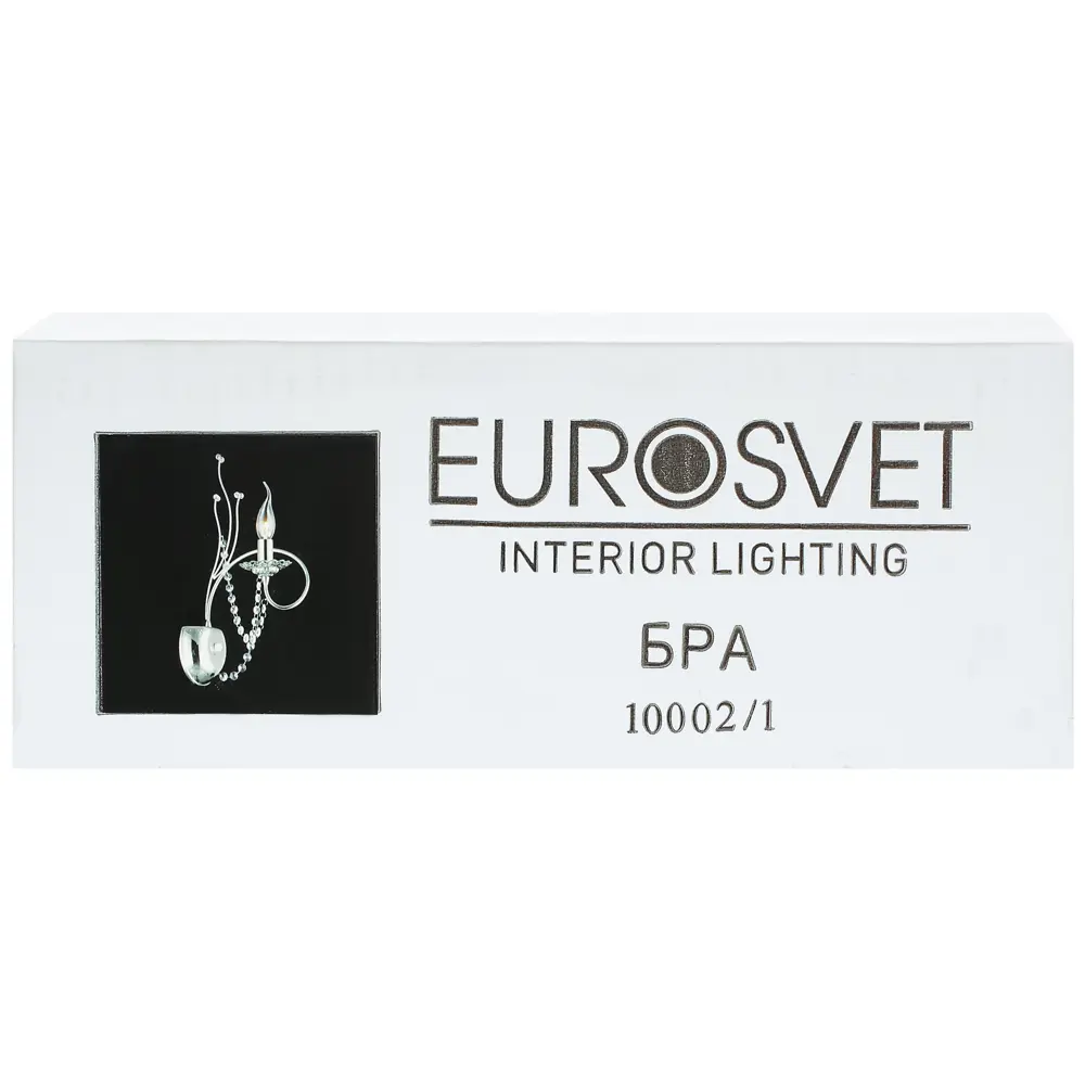 Бра Арабеска 1хE14х40 Вт цвет хром 81959046 STLM-2034670 Eurosvet  - Вид №4