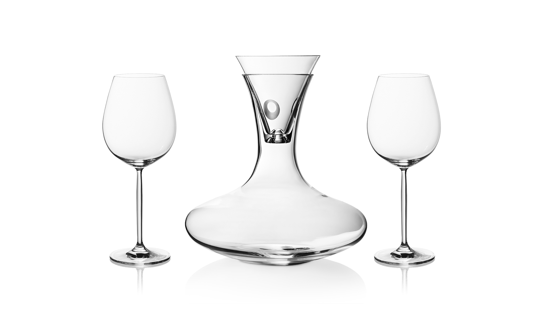 10600055 Schott Zwiesel Набор из декантера с воронкой и 2 бокалов Schott Zwiesel "Дива" Стекло  - Вид №1