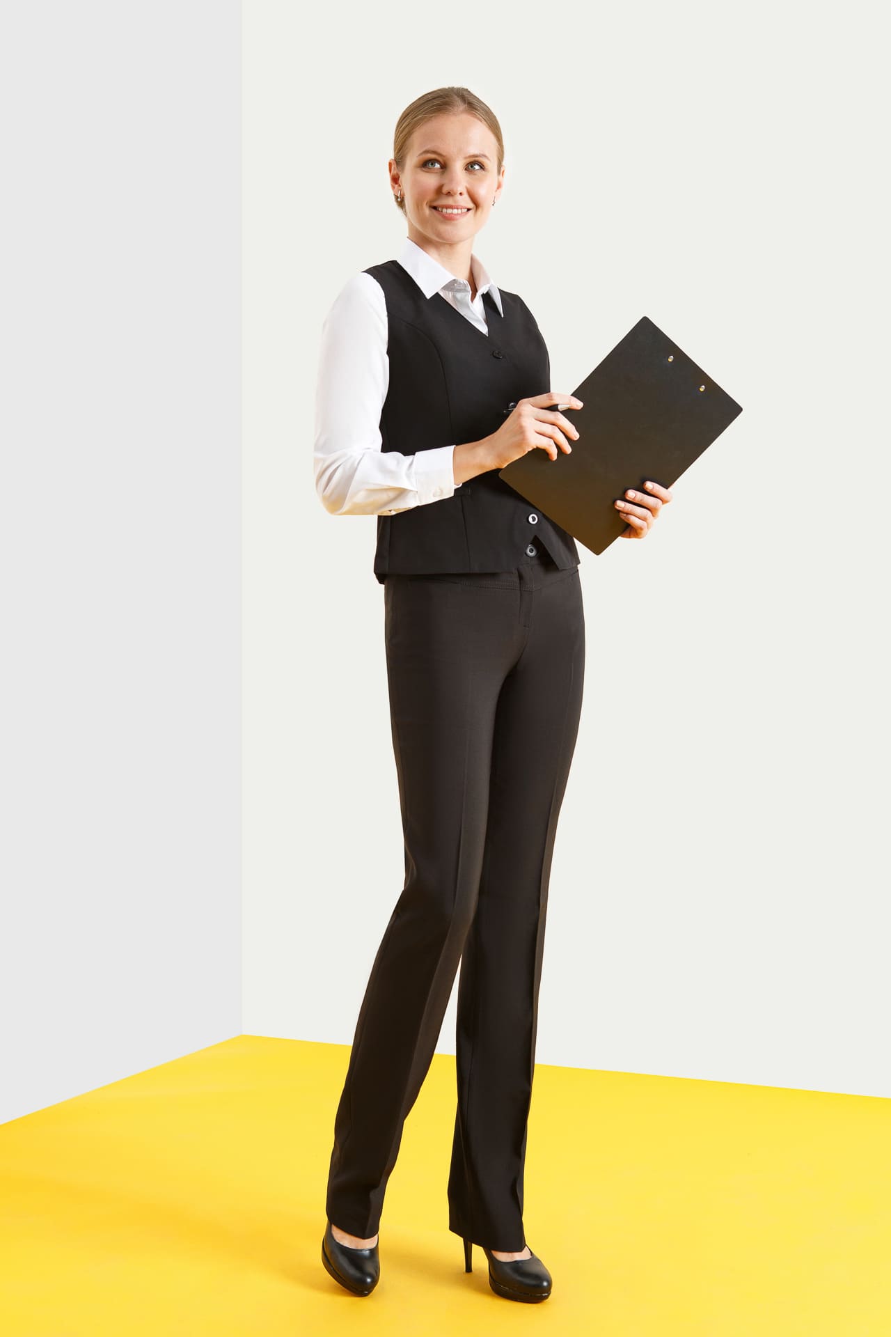 62859 Брюки  женские черные El-Risto  Одежда для официантов  размер 46  - Вид №6