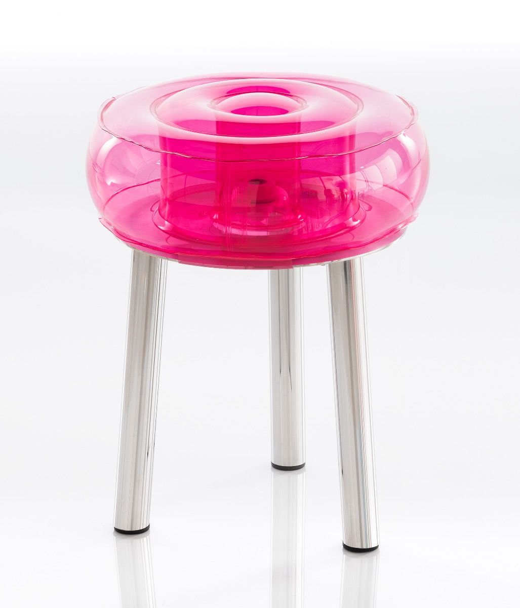 MOJOW Табурет FLOOFY из нержавеющей стали Розовый TAFLCIEKO06RC 