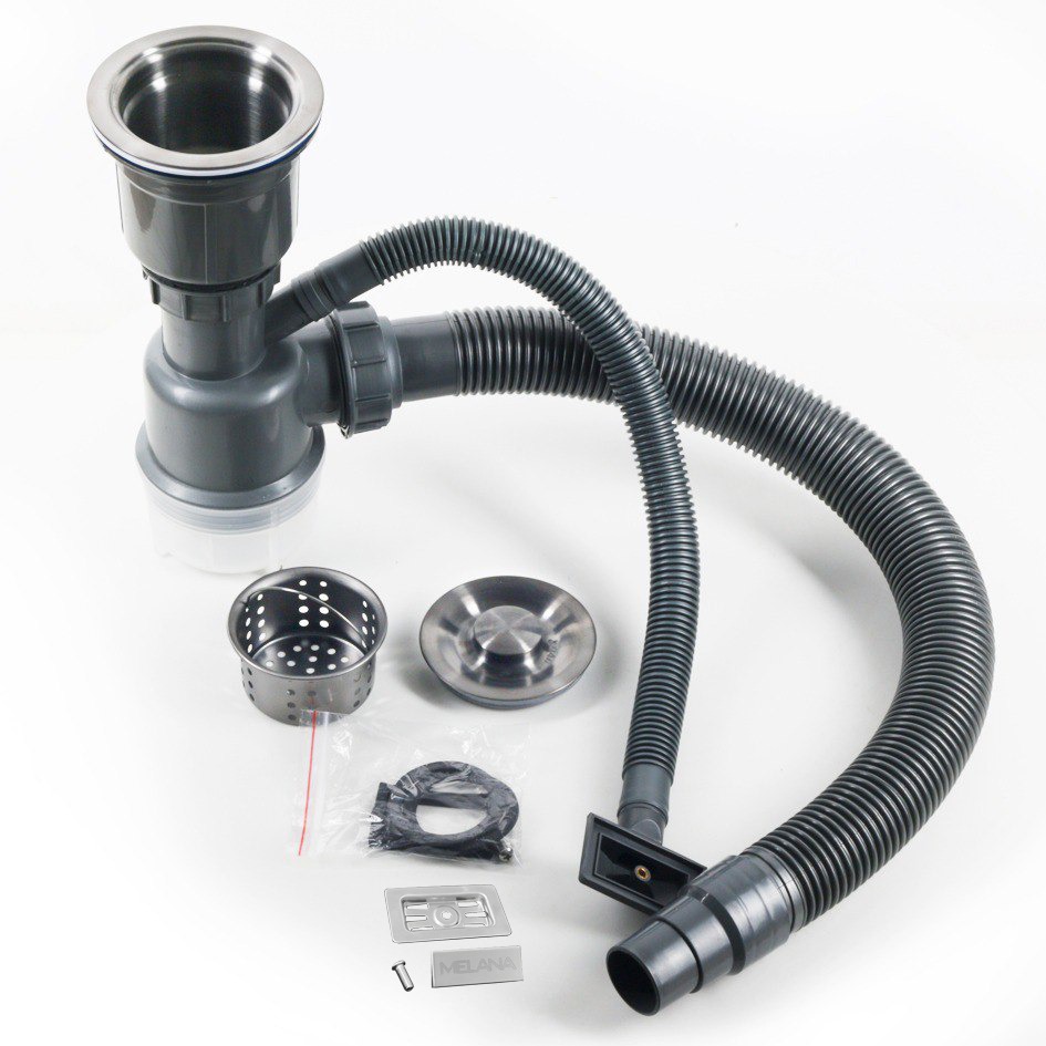 Мойка R5050HK MELANA ProfLine 3,0/200 САТИН врезная квадратная MLN-R5050HK - Вид №2