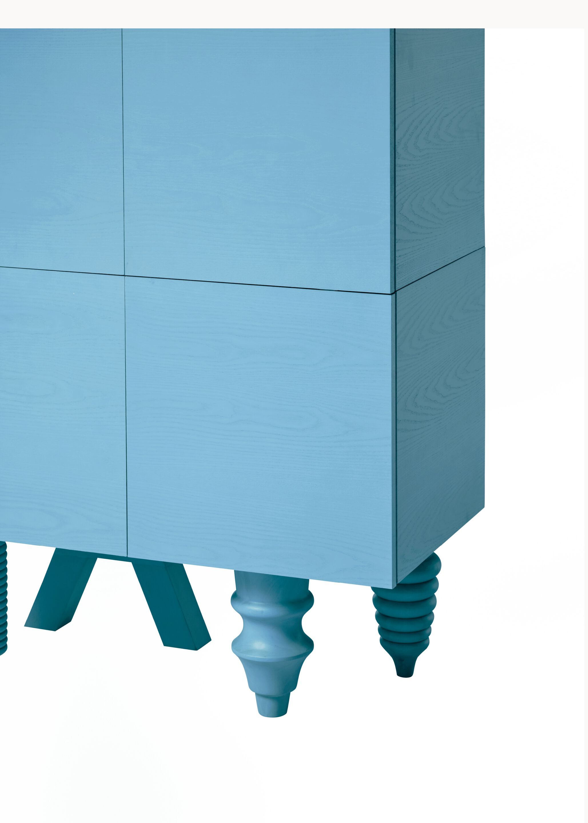 Шкаф из шпона ясеня с распашными дверцами BD Barcelona Multileg ARCH-00079400 - Вид №16