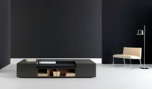 Kendo Mobiliario Лакированный прямоугольный журнальный столик из мдф