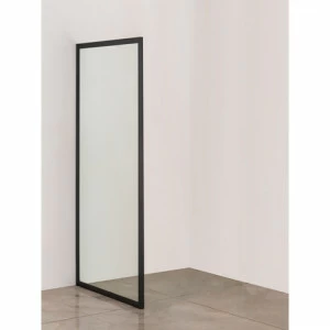 Orange E03-090TB Душевое ограждение (перегородка). Габариты 90х190 см. черный прозрачный