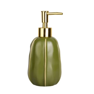 89379201 Дозатор для жидкого мыла Zenfort Агава керамика цвет зеленый STLM-1544895