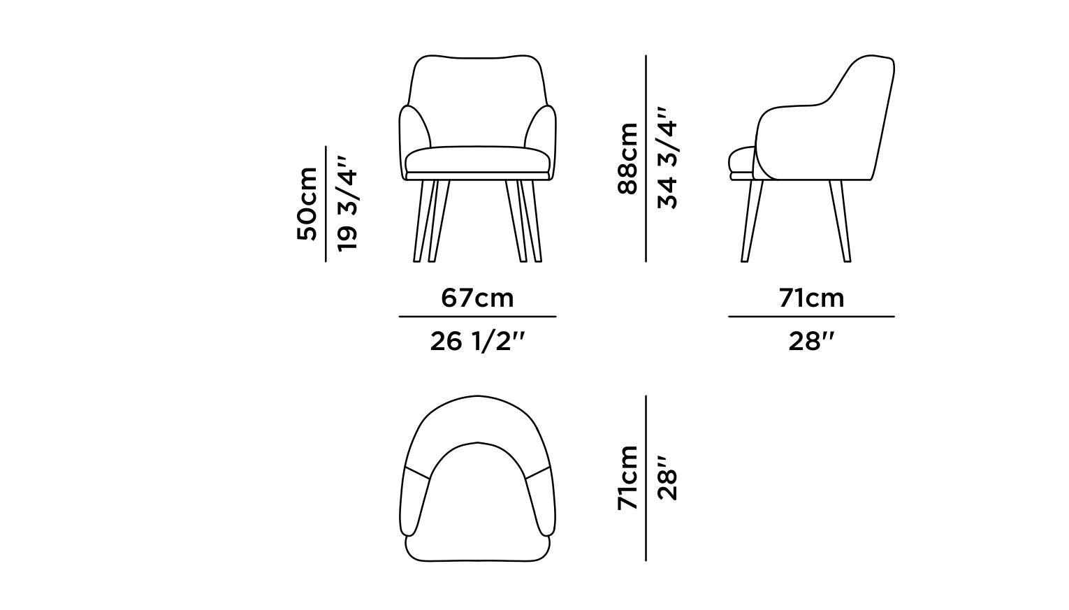Кресло с подлокотниками Greenapple MARGOT ARCH-00088771 - Вид №9