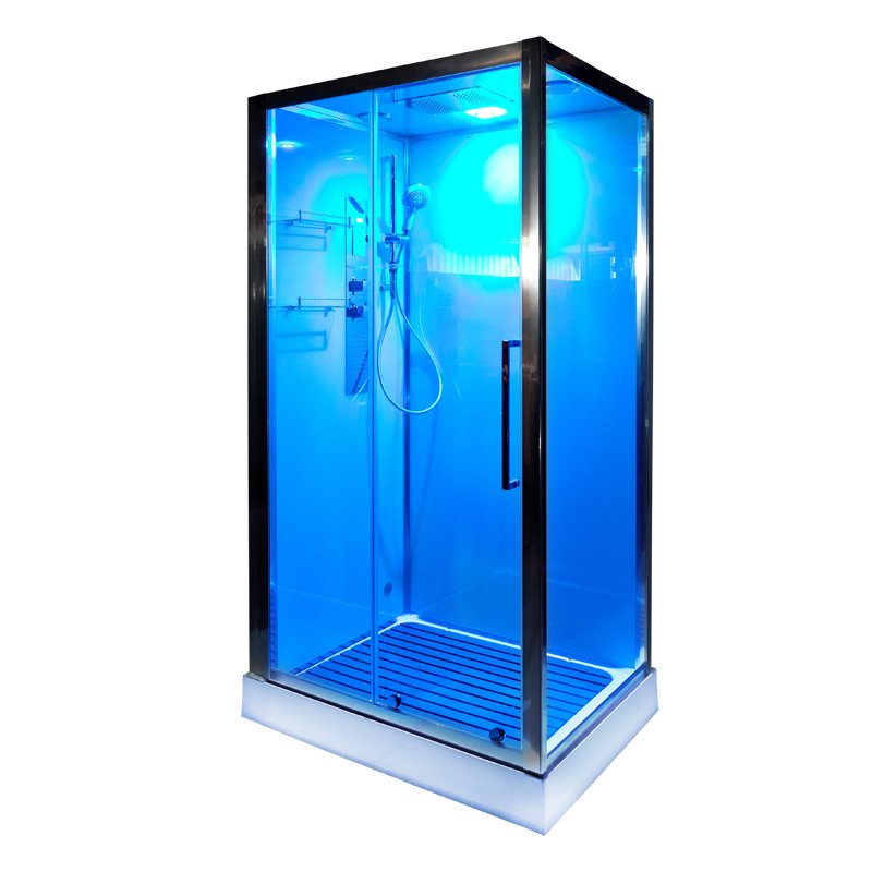 L 801 N с гидромассажем BLACK Душевая кабина DETO Серия L Z120 KERAVA с электрикой - Вид №17