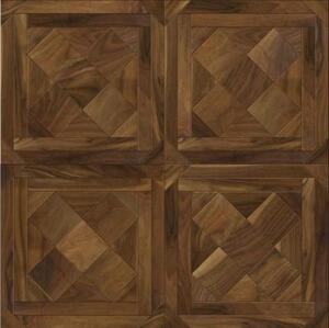 Модульный паркет Da Vinci Инженерный модульный паркет из ореха Клод Орех Европейский (Грецкий) Натур (Гладкая) 525х525 мм.