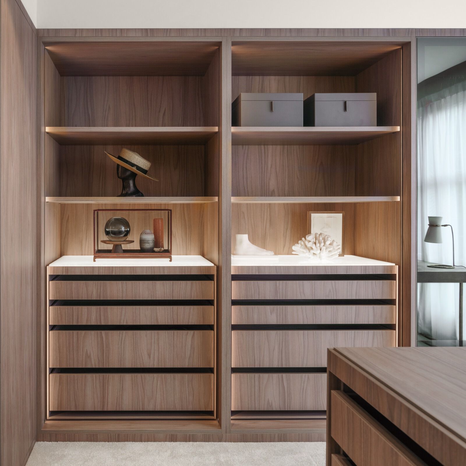 Модульная гардеробная со встроенным освещением Kolenik ARCH-00145420 - Вид №14