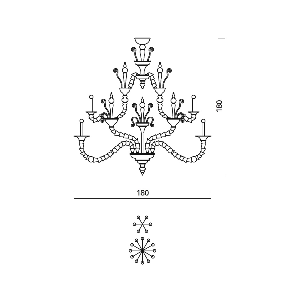 Люстра / Taif Barovier&Toso sun-id-376265 - Вид №4